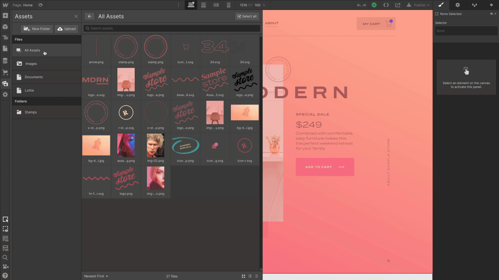 A live performance dashboard